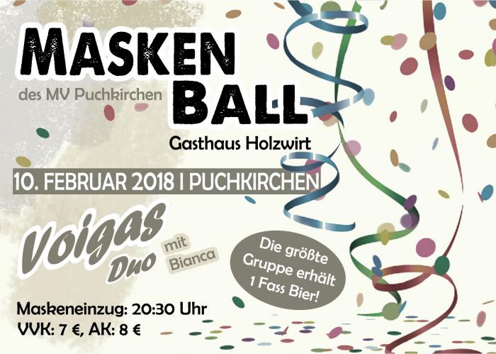 Maskenball MV-Puchkirchen 2018