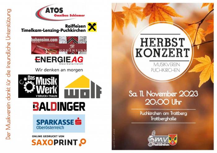 Herbstkonzert MV Puchkirchen